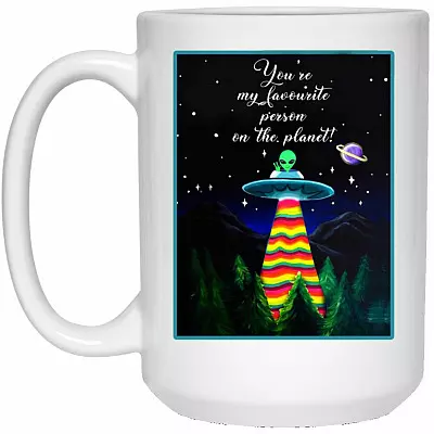 15 oz. White Mug