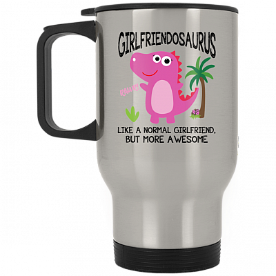 14 oz. Silver Travel Mug