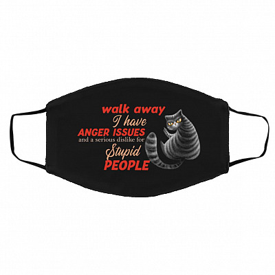 Cat Mask, White, Cloth Face Cover – Medium/Large