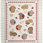 Dog Blanket, White, Cozy Plush Fleece Blanket - 50x60 Dog Blanket, White, Cozy Plush Fleece Blanket - 50x60