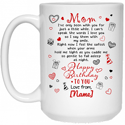 15 oz. White Mug