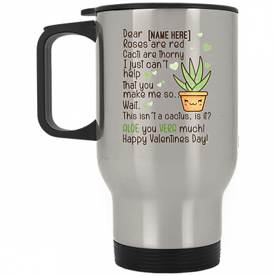 14 oz. Silver Travel Mug