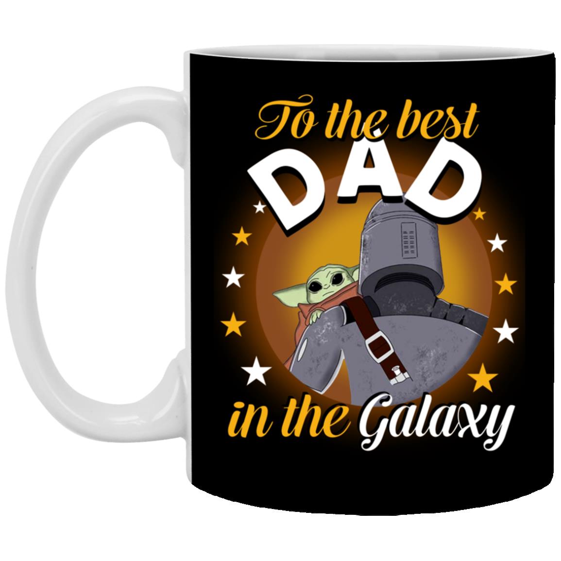 To The Best Dad Mug, Black, 11 oz. White Mug To The Best Dad Mug, Black, 11 oz. White Mug