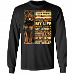 Your Friend Your Partner Your Rottweiler, Black, Long Sleeve Your Friend Your Partner Your Rottweiler, Black, Long Sleeve