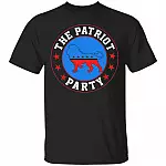 The Patriot Party Lion America Shirt, Black, Unisex T-Shirt The Patriot Party Lion America Shirt, Black, Unisex T-Shirt