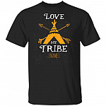 Personalized Love My Tribe T-Shirt - Family Reunion Shirt - Personalized Shirts for Family, Black, Unisex T-Shirt