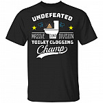 Undefeated Massive Dump Division, Black, Unisex T-Shirt