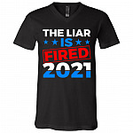 Biden Harris 2021 T-Shirt, Black, V-Neck T-Shirt