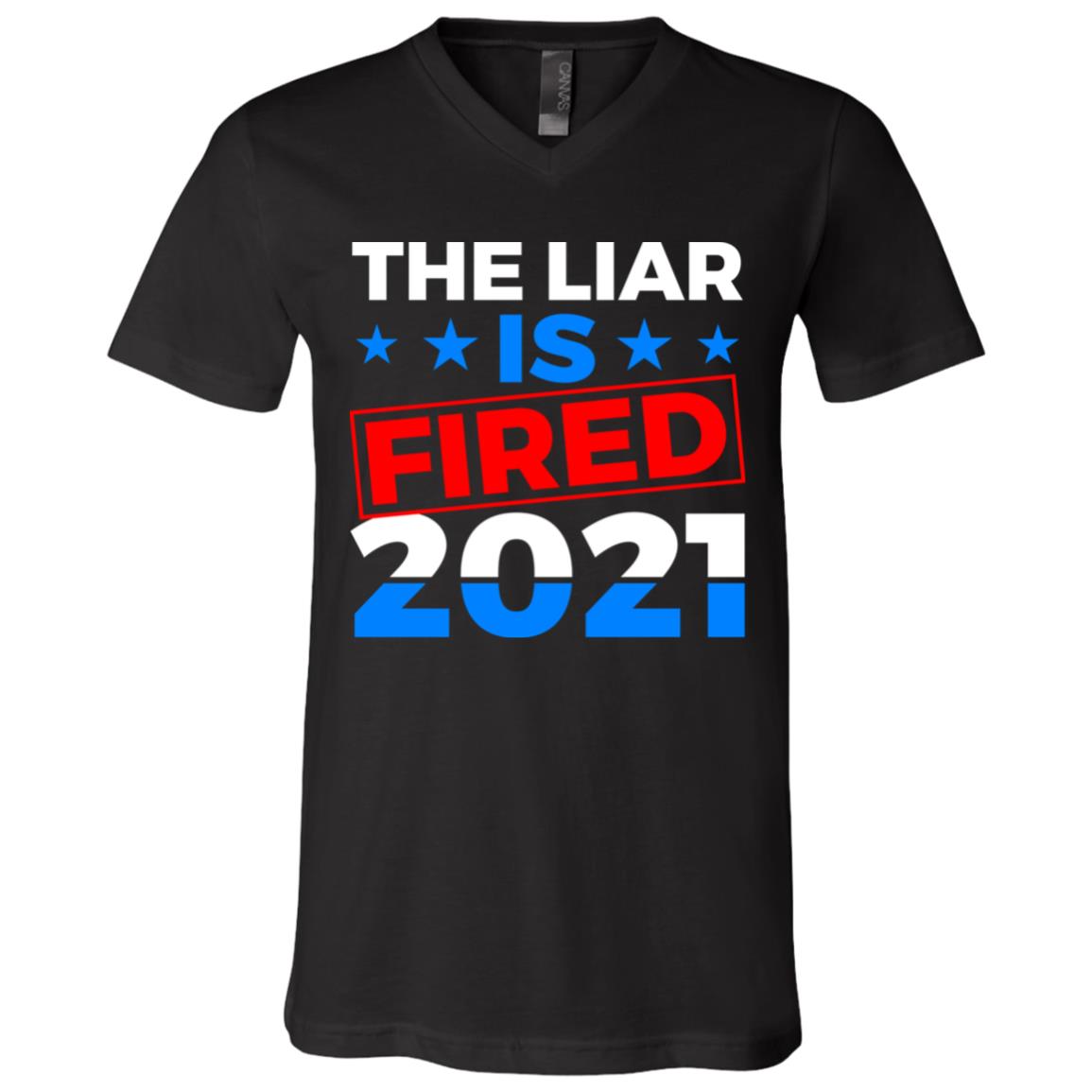 Biden Harris 2021 T-Shirt, Black, V-Neck T-Shirt