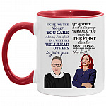 RBG Kamala Harris, White/Red, 11 oz. Accent Mug