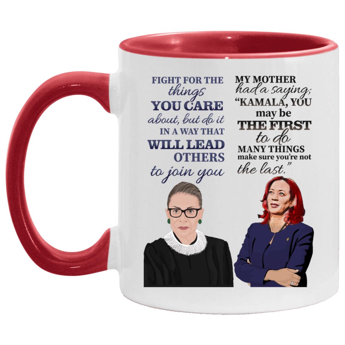 RBG Kamala Harris, White/Red, 11 oz. Accent Mug