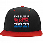 Biden Harris 2021, Black/True Red, Flat Bill Premium Snapback