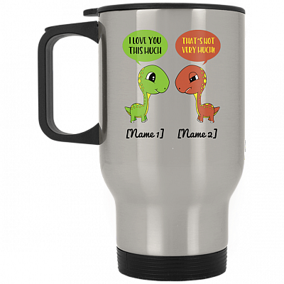 14 oz. Silver Travel Mug