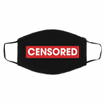 Censored Funny Washable Reusable Custom Printed Cloth Face Mask Cover, Black, Cloth Face Cover – Medium/Large Censored Funny Washable Reusable Custom Printed Cloth Face Mask Cover, Black, Cloth Face Cover – Medium/Large