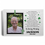 Custom Photo Irish Blessing Sympathy Framed Canvas - May The Road Rise Up To Meet You Unframed Poster, White, 0.75'' Framed Canvas Custom Photo Irish Blessing Sympathy Framed Canvas - May The Road Rise Up To Meet You Unframed Poster, White, 0.75'' Framed Canvas