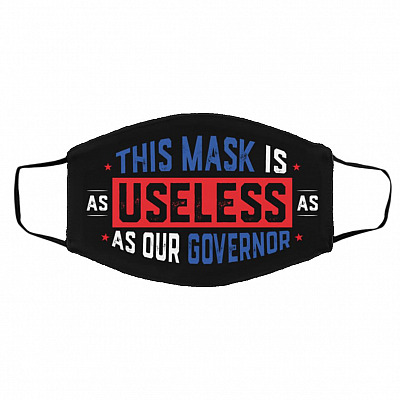 This Mask Is As, Black, Cloth Face Cover – Medium/Large
