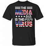 The Media Is The Virus, Black, Unisex T-Shirt