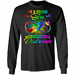 I'm A Proud Son Of A Wonderful Dad Hoodie, Black, Long Sleeve