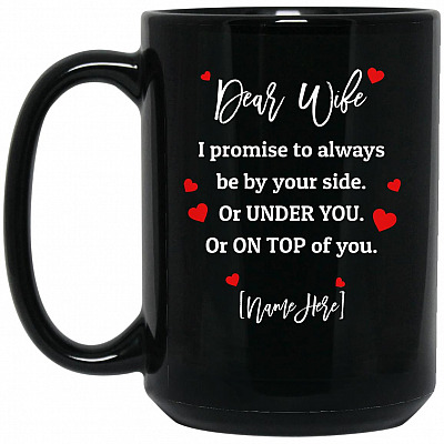 15 oz. Black Mug