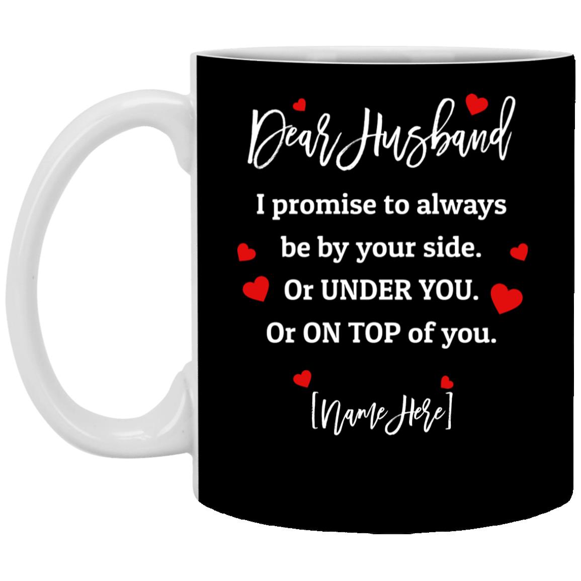 Personalized Mug, Black, 11 oz. White Mug Personalized Mug, Black, 11 oz. White Mug