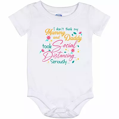 I Dont Think Mommy, White, Baby Onesie - 12 Month
