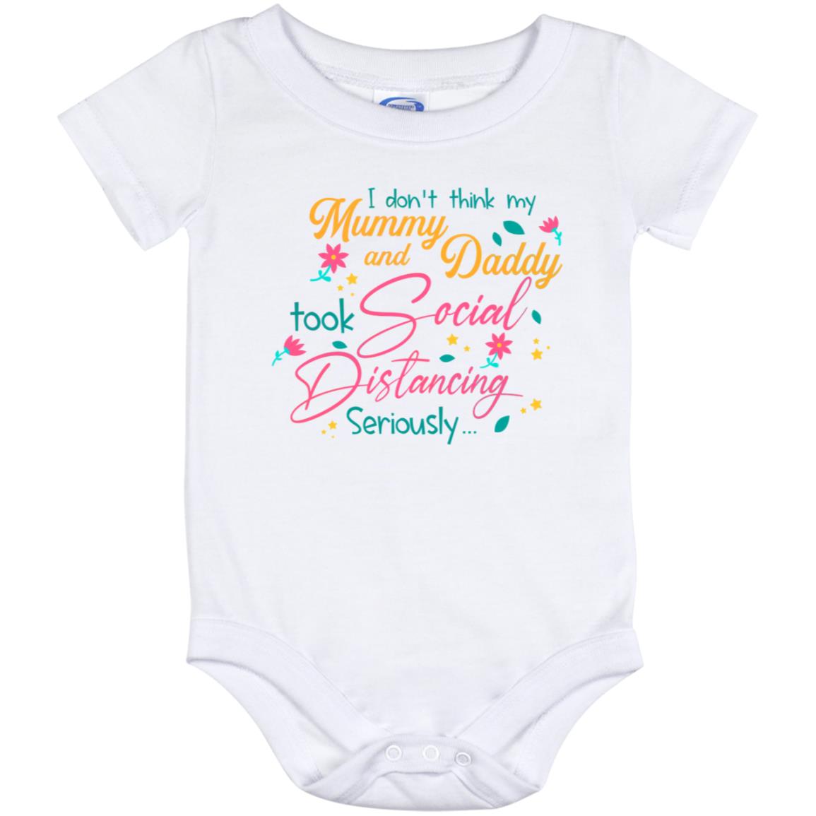 I Dont Think Mommy, White, Baby Onesie - 12 Month