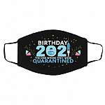 Birthday 2021 The One Where They, Black, Cloth Face Cover – Medium/Large Birthday 2021 The One Where They, Black, Cloth Face Cover – Medium/Large
