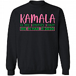 Kamala Harris Pink, Black, Sweatshirt
