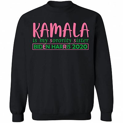 Kamala Harris Pink, Black, Sweatshirt