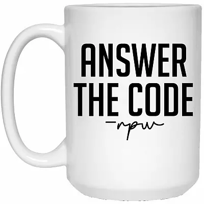 15 oz. White Mug