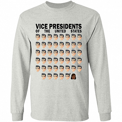 Kamala Harris Hoodie, Ash, Long Sleeve