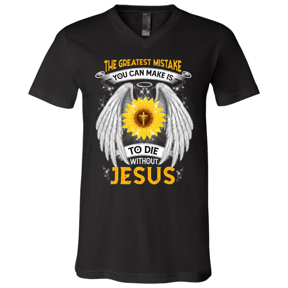 The Greatest Mistake You Can Make T-Shirt, Black, V-Neck T-Shirt The Greatest Mistake You Can Make T-Shirt, Black, V-Neck T-Shirt