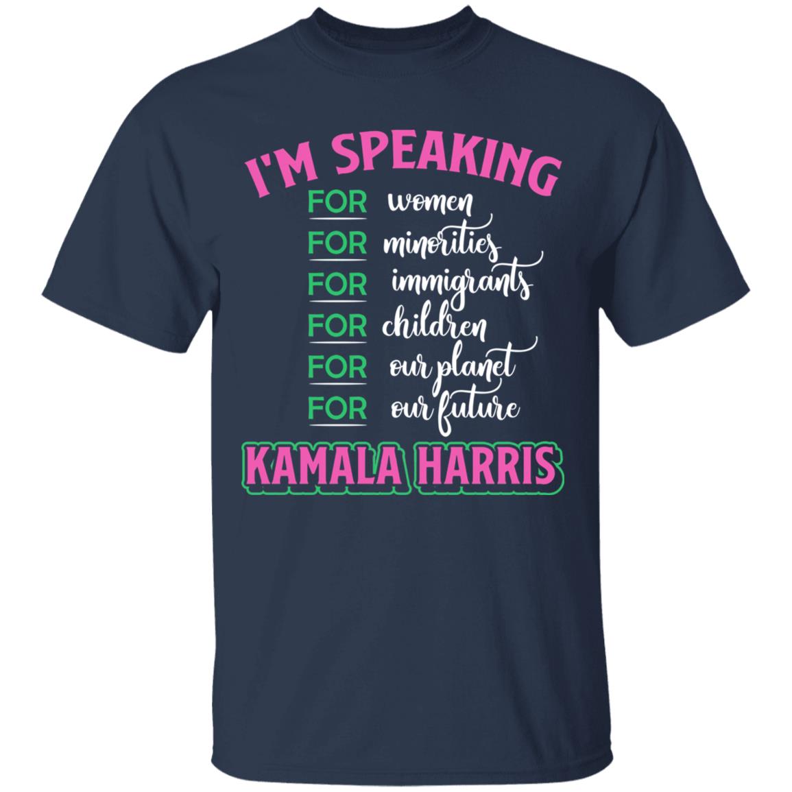 Kamala Harris I'm, Navy, Unisex T-Shirt