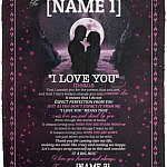 To my love, White, Cozy Plush Fleece Blanket - 50x60