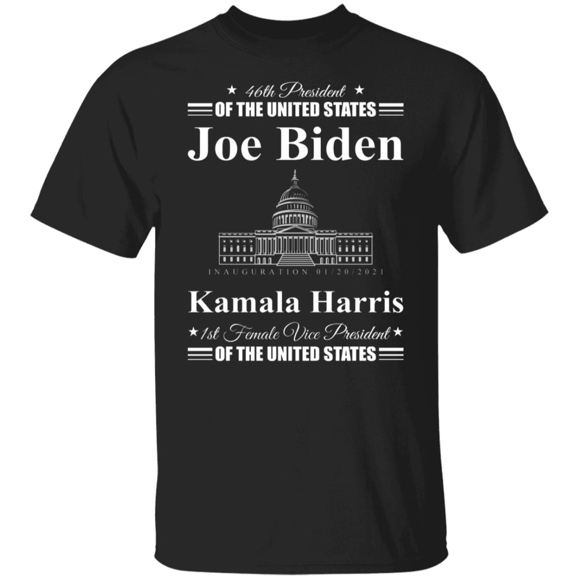 Joe Biden Kamala Harris, Black, Youth T-Shirt