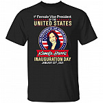Kamala Harris 1st Fe, Black, Youth T-Shirt Kamala Harris 1st Fe, Black, Youth T-Shirt