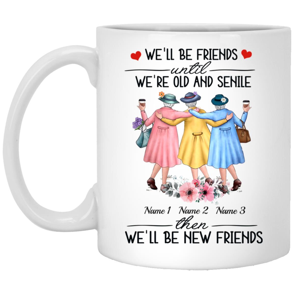 old mug, White, 11 oz. White Mug