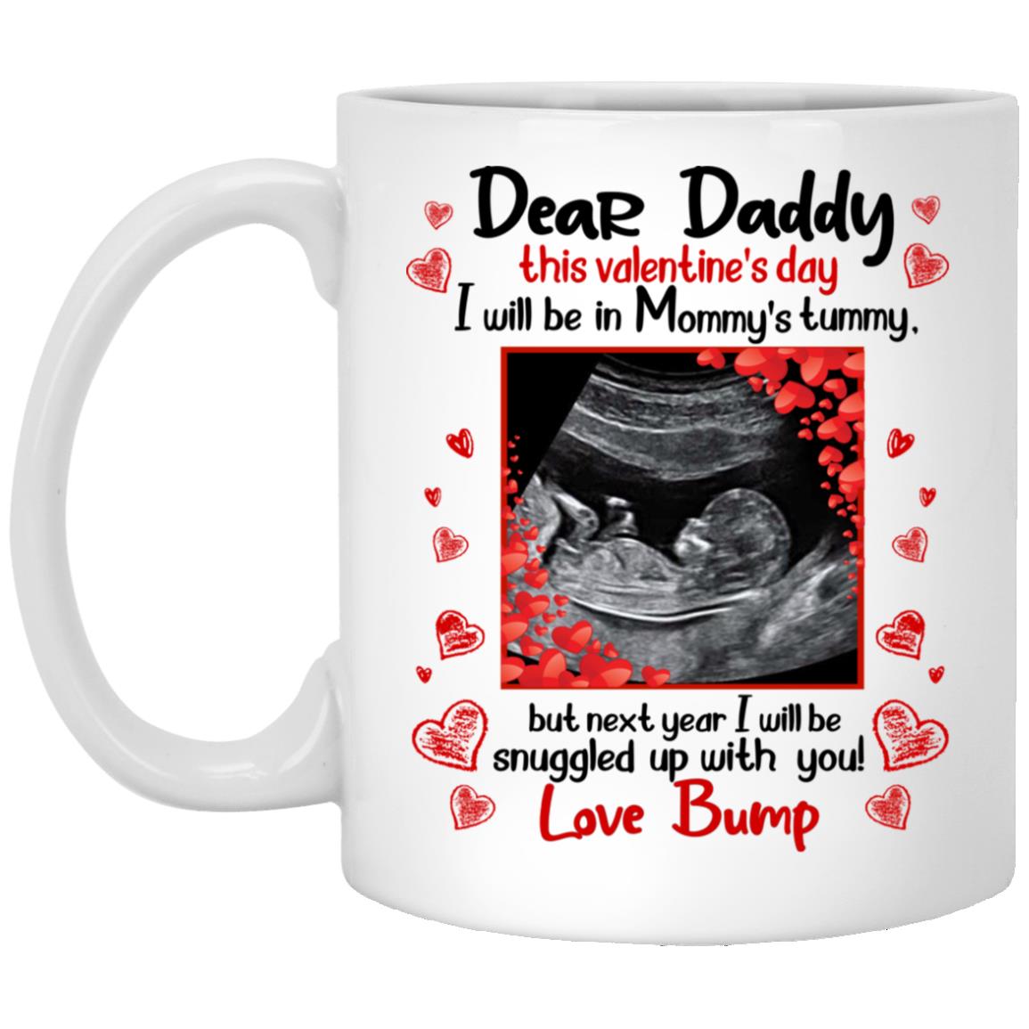 Personalized Photo Dear Daddy Mug, White, 11 oz. White Mug