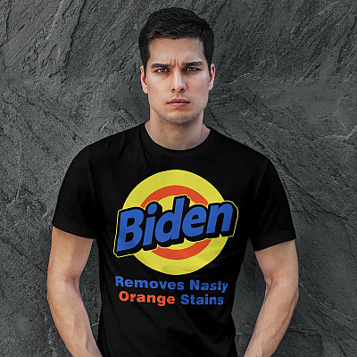 Alternative view of Biden Removes Nasty Orange Stains Vote Democrat T-shirt - Joe Biden Is My President 46th President Shirt