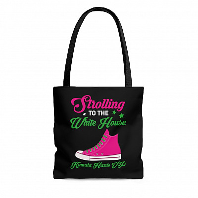 Chucks And Pearls Kamala All Over Print Tote Bag - Kamala Harris VP Mr Vice President Gift