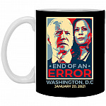 End Of An Error, Black, 11 oz. White Mug