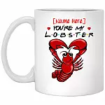 Lobster, White, 11 oz. White Mug