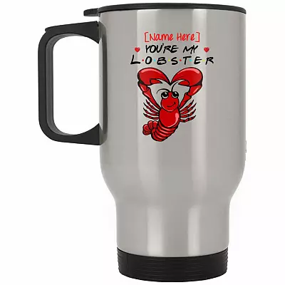 14 oz. Silver Travel Mug