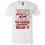 I Never Dreamed I'd Grow Up To Shirt, White, V-Neck T-Shirt