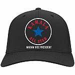 Kamala Hat, Black, Twill Cap
