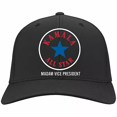 Kamala Hat, Black, Twill Cap