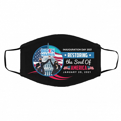 biden mask, Black, Cloth Face Cover – Medium/Large