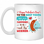 Personalized Wiener Mug, White, 11 oz. White Mug