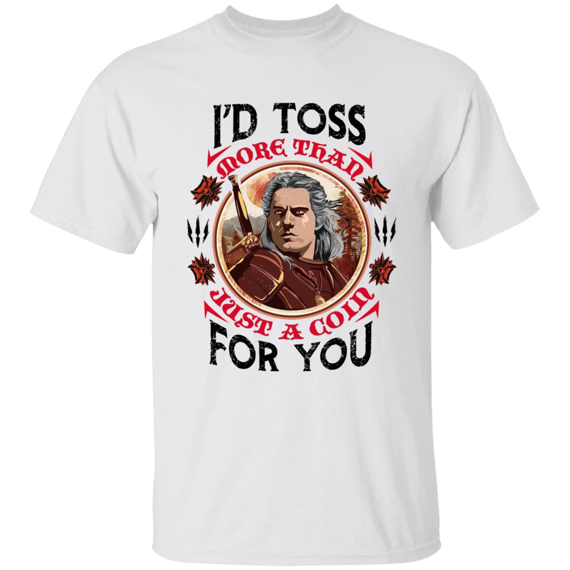 toss, White, Unisex T-Shirt