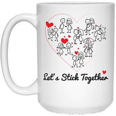 15 oz. White Mug